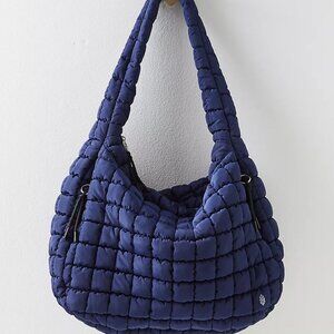 NWT FP Movement Quilted Carryall Bag Color French Blue
